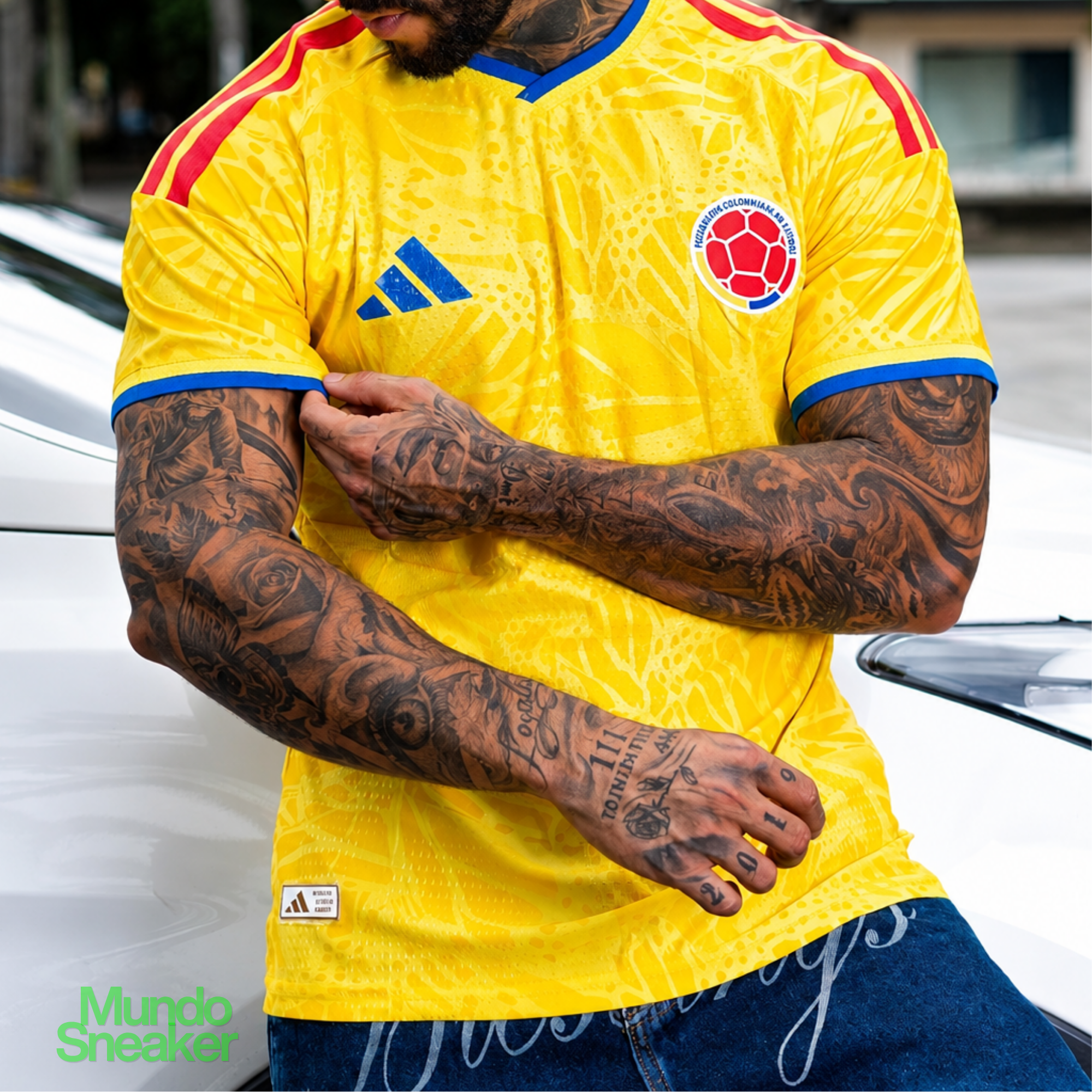 Camiseta Tricolor Hombre