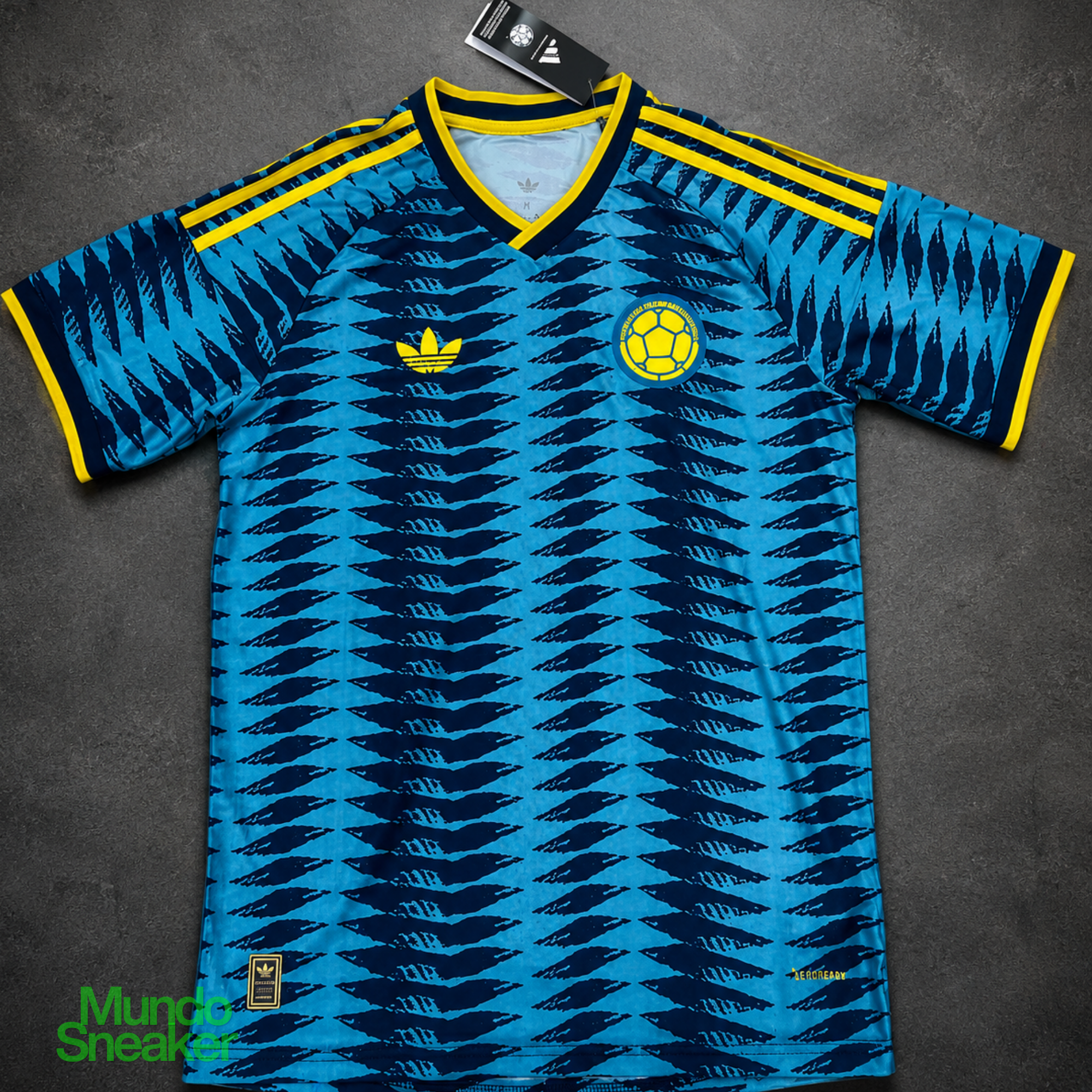 CAMISETA AZUL HOMBRE COL
