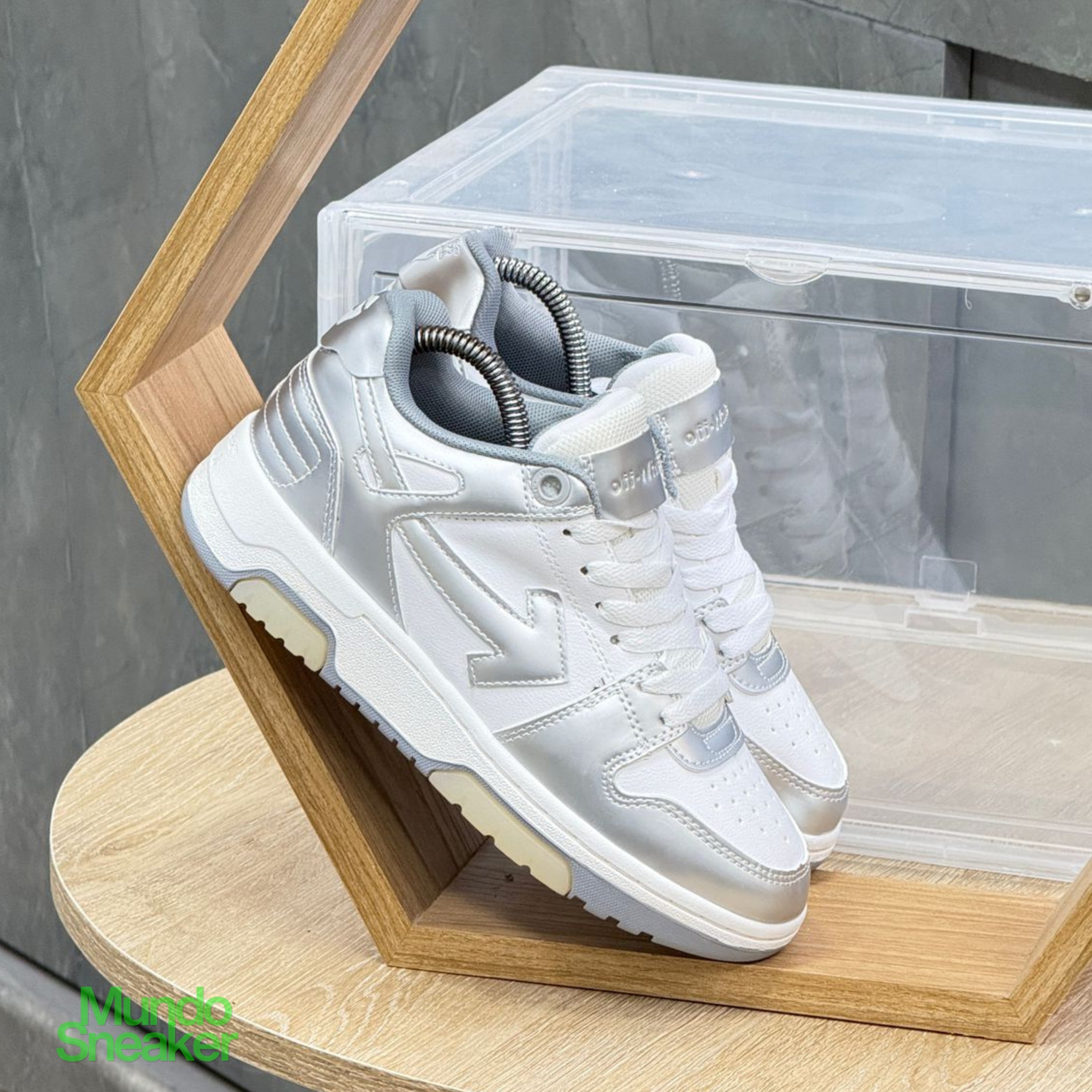 OFF WHITE PLATEADA