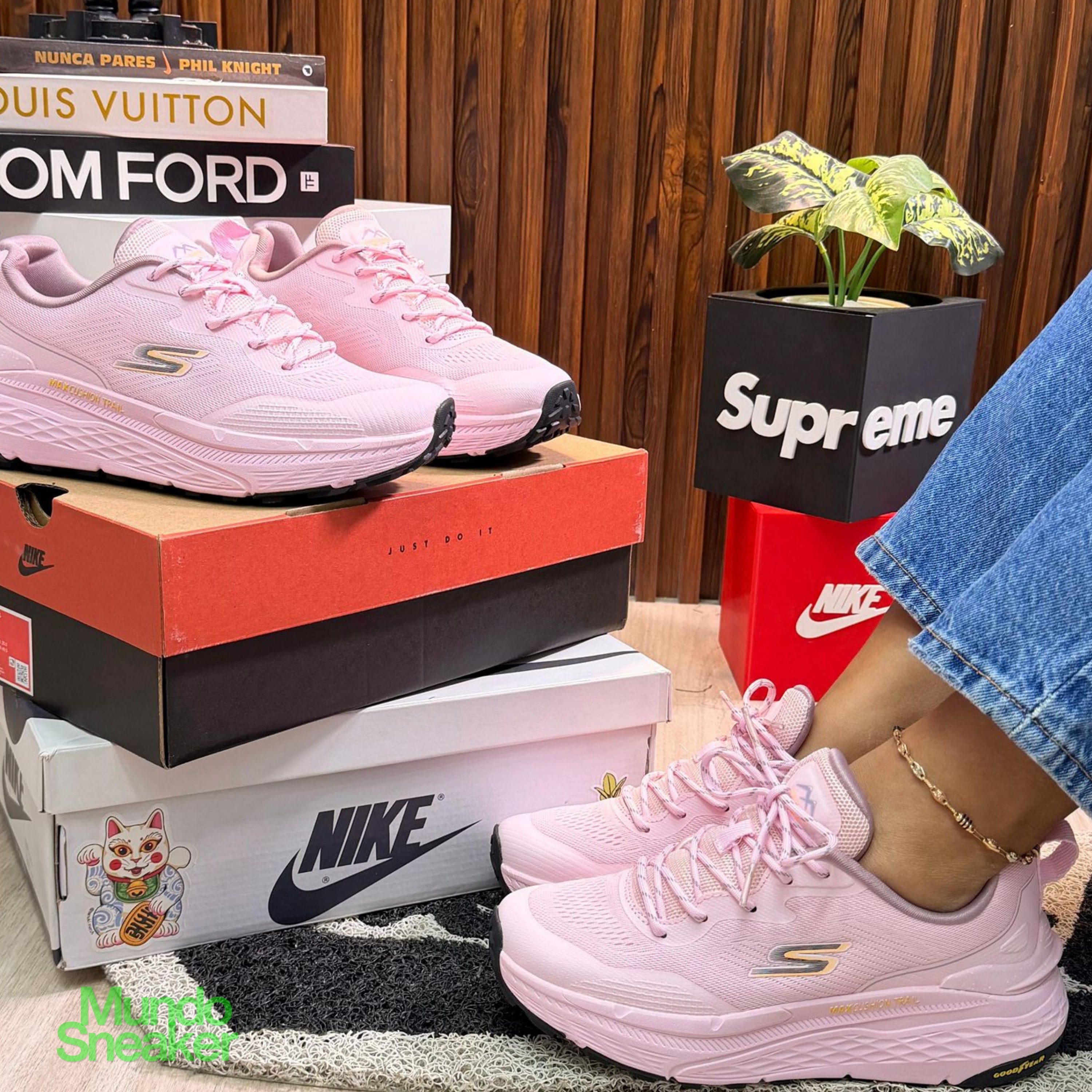 SKECHER CUSHION PREMIER ROSA